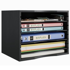 Wood 5 Tier Desktop Organizer