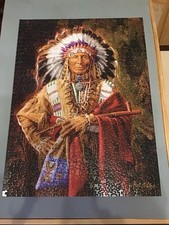 Bits & Pieces 1000 Piece Jigsaw,  Chief Of The Rosebud, Complete GC