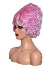 Pink White Updo Drag Queen