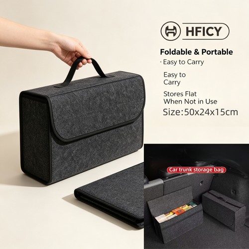 Car boot organiser felt - car,