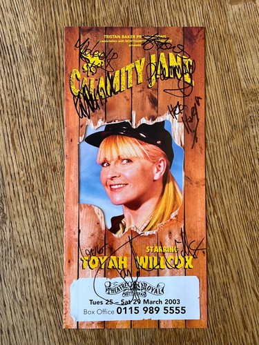 Signed theatre flyer 2003 - flyer,