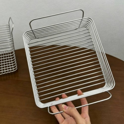 Metal wire organizer bin - metal,