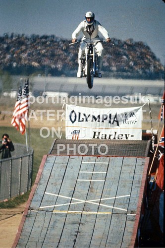 Evel knievel jump photo print - evel,