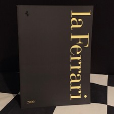 2000 LA FERRARI YEARBOOK ANNUAL BOOK BROCHURE MODEL RANGE 360 456 550 F1-2000 
