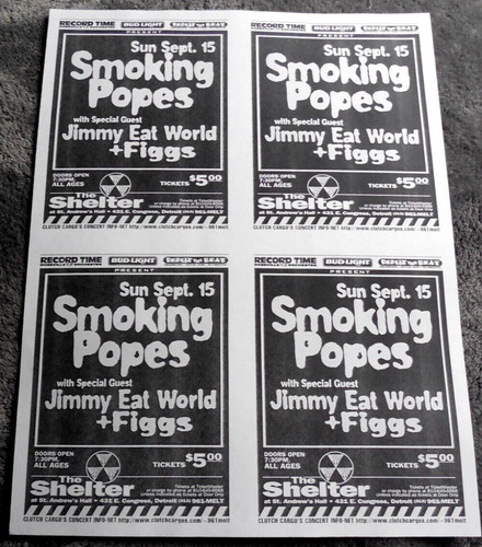 Smoking popes original concert - popes,