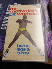 Mr Motivator's blt Workout - Bums, Legs & Tums - PAL VHS Video Tape (T230)