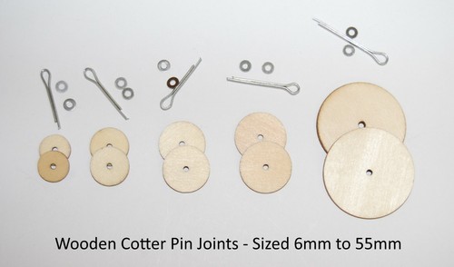 Cotter pin joints for soft - joints,
