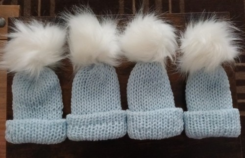 Hand knitted dolls - dolls, hats