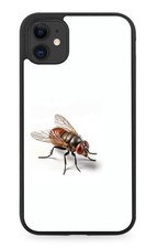Novelty Fly On Rubber Phone Case Flys Flies Effect Look Bug Funny Wasps Wasp DK2