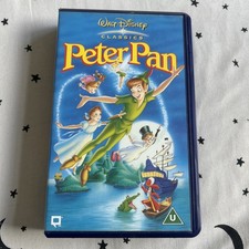 Walt Disney Peter Pan VHS Video Cassette Tape Walt Disney Classics Children Kids
