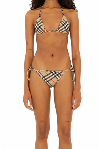 Burberry beige check 2pc - burberry,