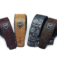 Adjustable Guitar Strap Embossed Electric Guitar Strap Guitar Belt Bass Strap