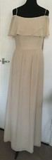 JASMINE BRIDESMAID DRESS SIZE 10 BNWT WEDDING XMAS COLOUR ALMOND