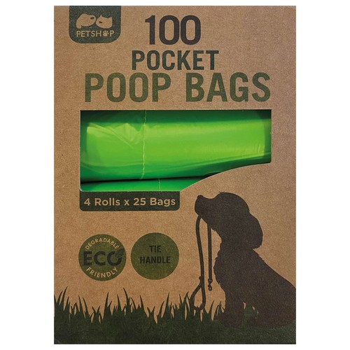 Pet shop degradable poop bags - shop,