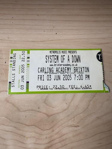 System down brixton - down,
