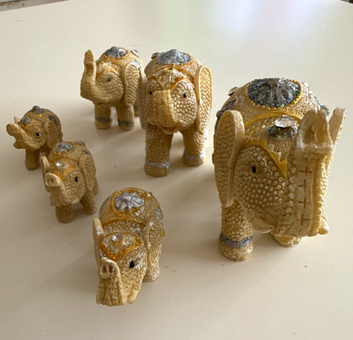 Set decorative elephant - of,