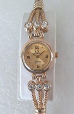 CS COLLECTION Ladies Beautiful Gold Tone Quartz Watch
