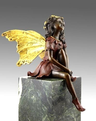 Kunst ambiente sitting fairy - ambiente,