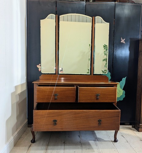 Antique dressing tabletriple - antique,