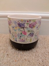 Lovely New Ceramic Floral Designs Pot Container Indoor Plants Home Decor