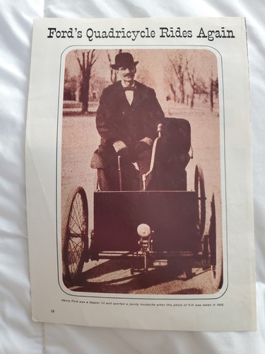Vintage page henry ford his - page,