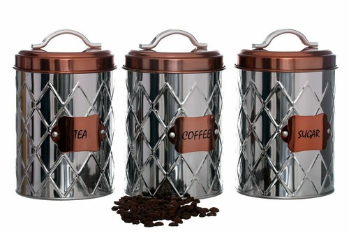 Set tea coffee sugar jars - set,