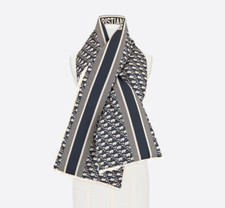 Dior keyhole scarf - keyhole, navy