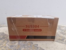 Laluky Stainless Steel Drain Basket, Multifunction Sink Strainer Colander