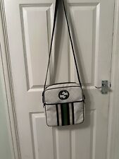 Vintage Gucci White Monogram Messenger Bag (Insanely Rare)