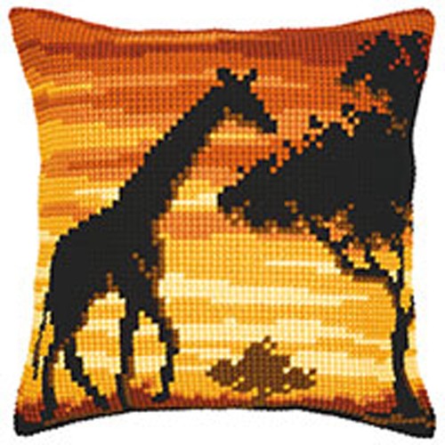 Sunset giraffe chunky cross - giraffe,