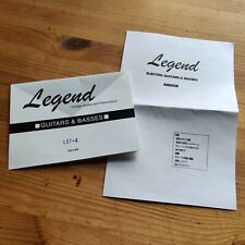 Vintage Legend by Aria Pro II 2 LST-X  Case Candy Guarantee Card & Manual Japan