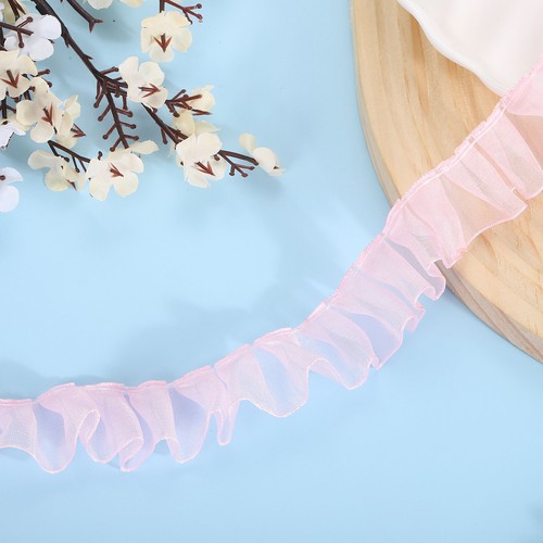 Ruffle lace ribbon trim - lace,