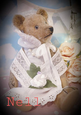 Beautiful Early Antique Teddy Bear, Likely Bing, 1920s-30s.?Nell?wood Wool 13"