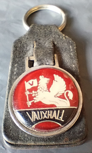 Vauxhall keyring black - vauxhall,