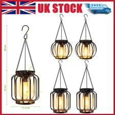 2x Solar Powered LED Hanging