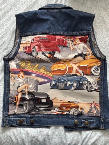 Vintage lois denim waistcoat - lois,