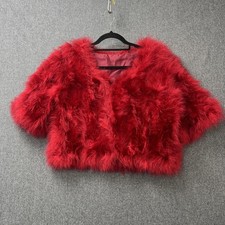 Red Marabou Feather short