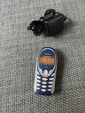 Siemens A55 Mobile Phone EE Network Fully Working Retro Blue Small Simple Easy