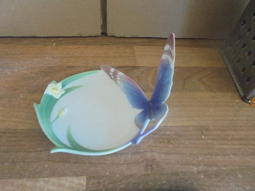 Franz porcelain butterfly pin - franz,