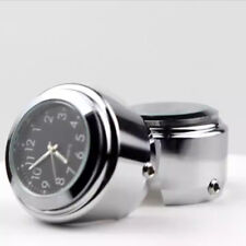 Universal Chrome Motorcycle Bike Handlebar Clock Waterproof Dial Glow Watch