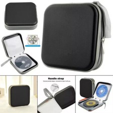 40CD DVD Carry Case Cover Disc Storage Holder CD Sleeve Wallet Ideal for In Car.