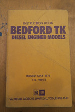 Bedford TK lorry Instruction