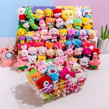 100 pack Mini Plush Keychains