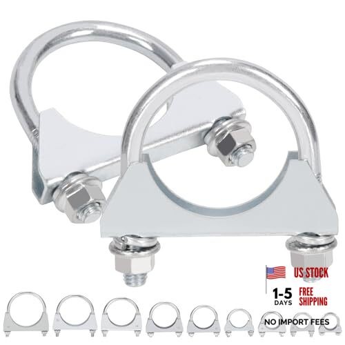 2pcs exhaust clamp - 2pcs(45mm),