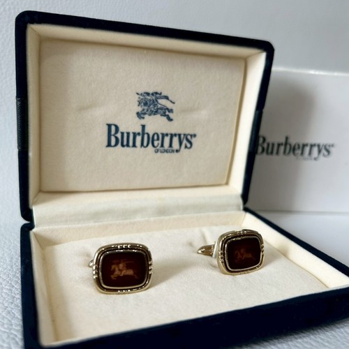Burberrys cufflinks gold tone - cufflinks,