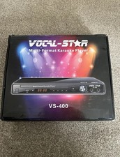 The Vocal-Star VS400 Karaoke Player with Disc Bundle With Extra 150 Songs