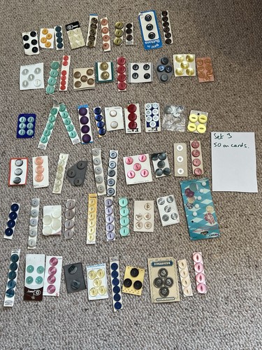 Sets vintage buttons - of,