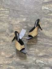 Zara Gold Glitter High Heel