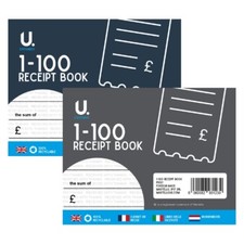 Receipt Book 1-100 - Half