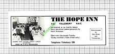 The Hope Inn Tollesbury Essex MS Nicholson Advert - 1973 Cutting